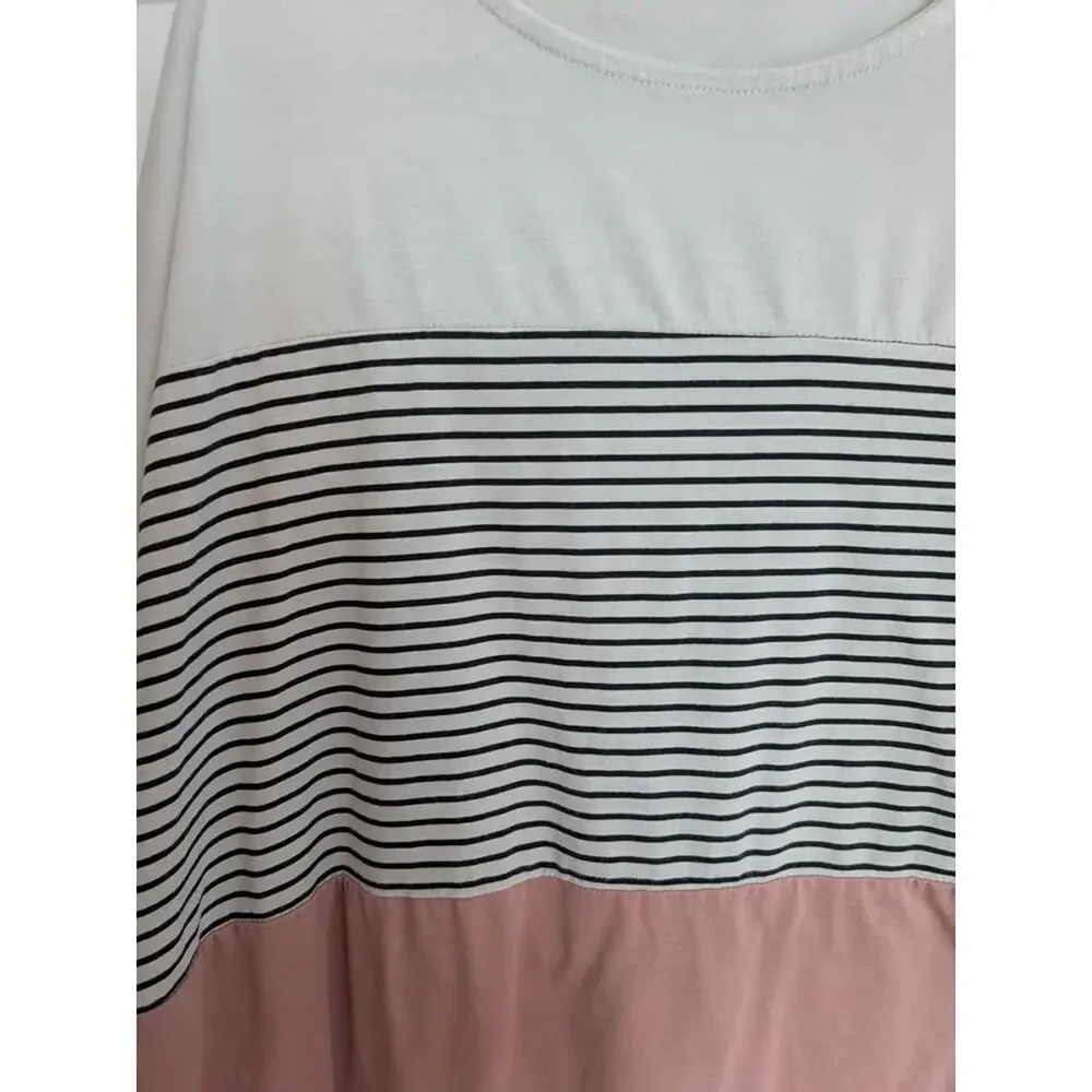 Plus Striped Colorblock Tee - Picture 4 of 6